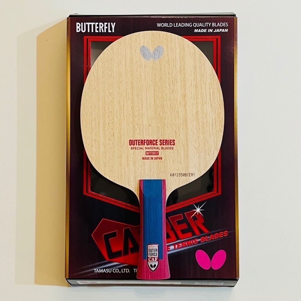 《桌球88》全新日版 Butterfly 外力 OuterForce CAF 蝴蝶 日本製 桌球拍 CAFIBER-細節圖3