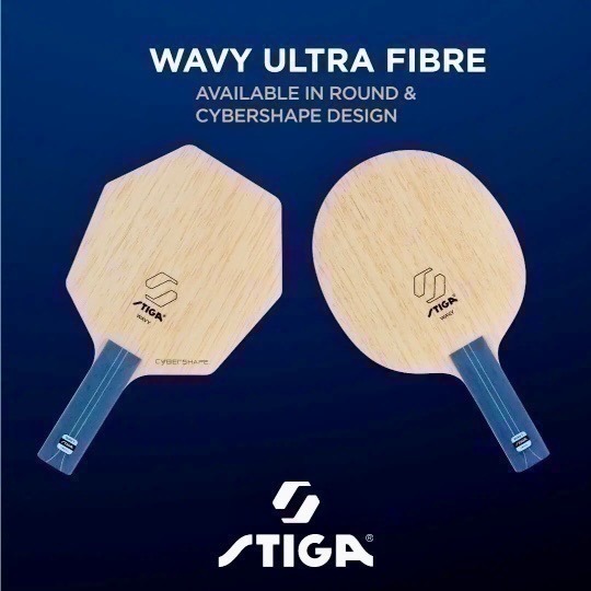 《桌球88》現貨日版 JTTA認證 STIGA WAVY 強力碳素 圓拍 賽博六角拍 CYBERSHAPE 桌球拍-細節圖11