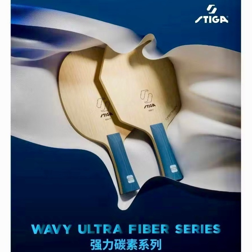 《桌球88》現貨日本進口 STIGA WAVY 強力碳素 圓拍 賽博六角拍 CYBERSHAPE 桌球拍-細節圖6