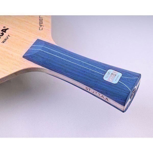 《桌球88》現貨日本進口 STIGA WAVY 強力碳素 圓拍 賽博六角拍 CYBERSHAPE 桌球拍-細節圖9