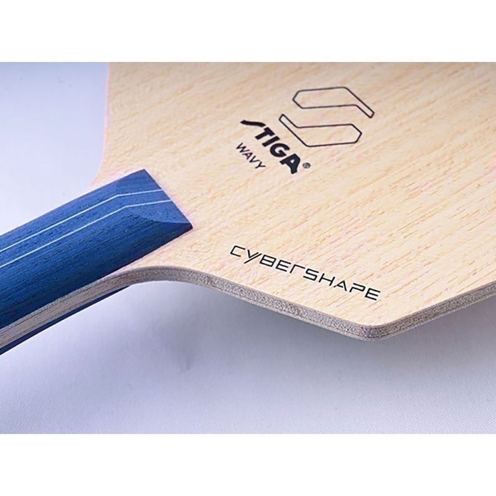 《桌球88》現貨日本進口 STIGA WAVY 強力碳素 圓拍 賽博六角拍 CYBERSHAPE 桌球拍-細節圖10