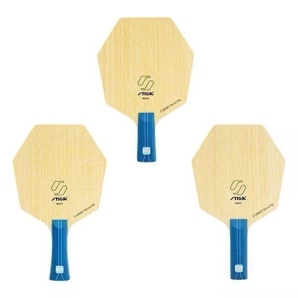 《桌球88》現貨日版 JTTA認證 STIGA WAVY 強力碳素 圓拍 賽博六角拍 CYBERSHAPE 桌球拍-規格圖11