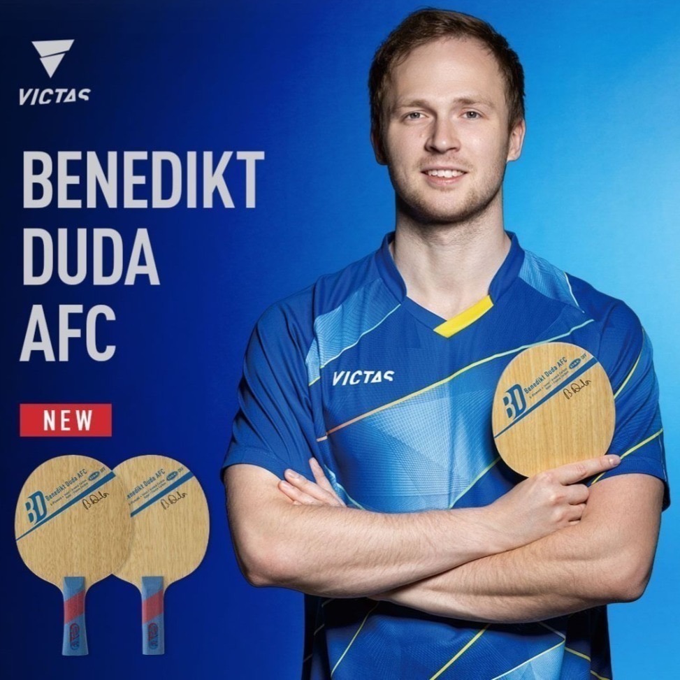 《桌球88》全新 VICTAS DUDA AFC 5木4碳 羊毛碳 四重奏 桌球拍 德國球星 DUDA 使用-細節圖2