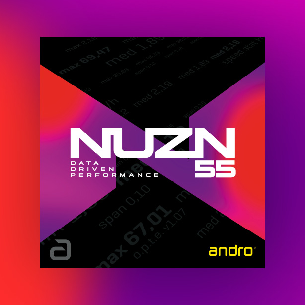 <桌球88> 現貨德國製 高承睿使用 ANDRO Nuzn 55  Nuzn 50 微黏性膠皮 桌球膠皮-規格圖4