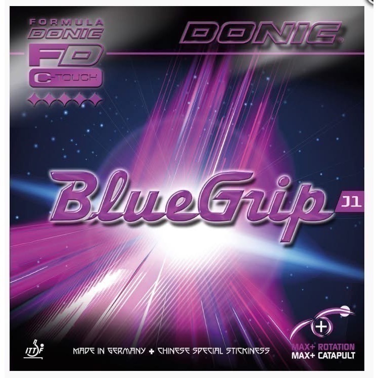 《桌球88》現貨歐洲進口 張繼科代言 Donic BlueGrip J1 J2 J3 德國製 微黏性膠皮 桌球膠皮-規格圖8