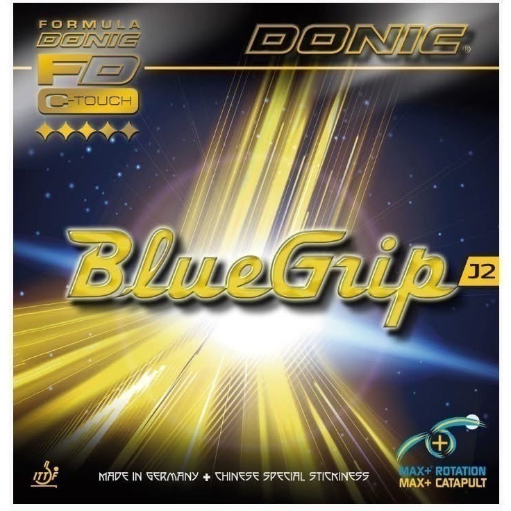 《桌球88》現貨歐洲進口 張繼科代言 Donic BlueGrip J1 J2 J3 德國製 微黏性膠皮 桌球膠皮-規格圖8
