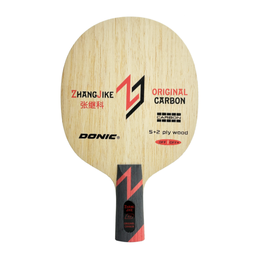 《桌球88》全新歐洲進口 Donic 張繼科 紅張 原創碳素 Original Carbon 黃張 新紀元 桌球拍-細節圖6