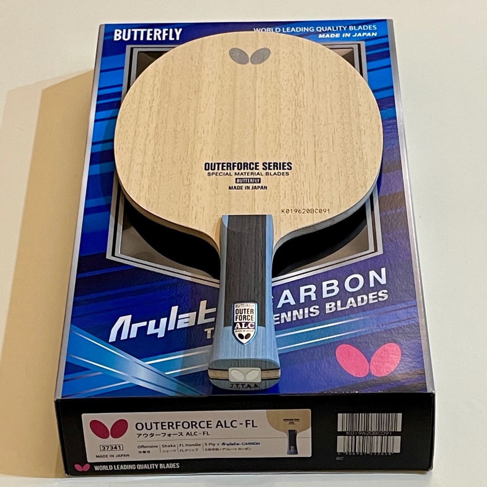 《桌球88》現貨日版 蝴蝶 外力 ALC BUTTERFLY OuterForce ALC 日本製 桌球拍-細節圖4