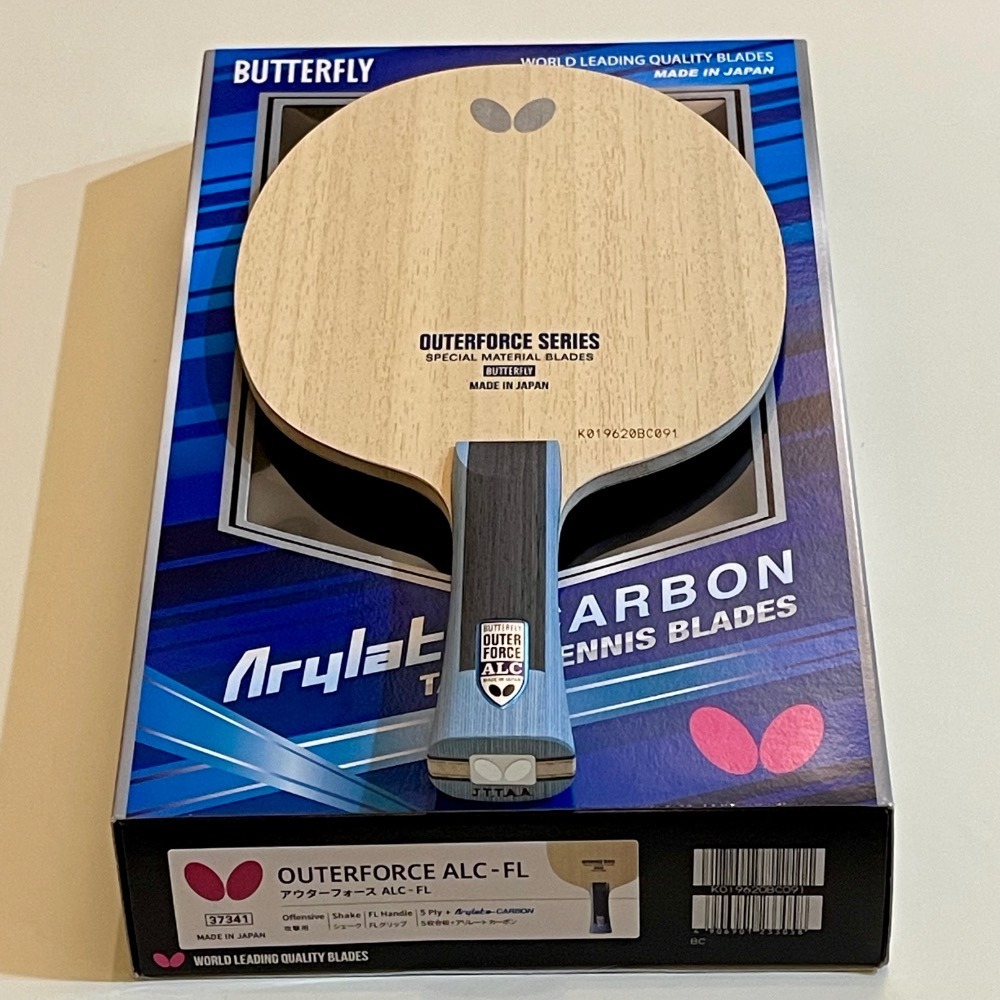 《桌球88》現貨日版 蝴蝶 外力 ALC BUTTERFLY OuterForce ALC 日本製 桌球拍-細節圖4