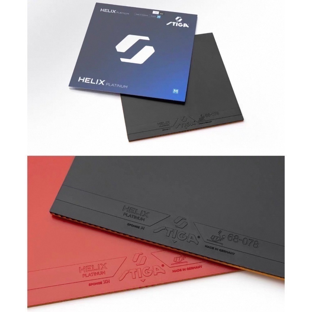 《桌球88》現貨德國製 莫雷高德使用 STIGA 海力克士 白金 Helix Platinum 桌球膠皮-細節圖2