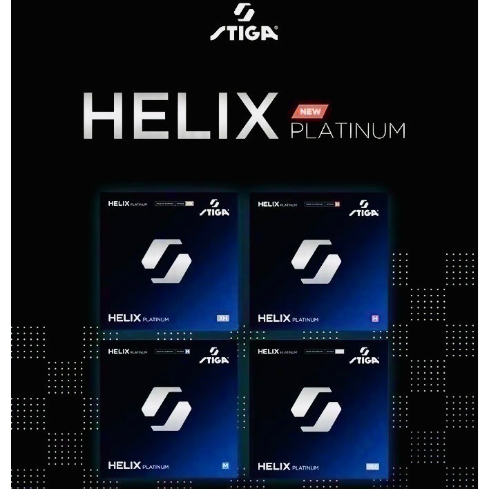 《桌球88》現貨德國製 莫雷高德使用 STIGA 海力克士 白金 Helix Platinum 桌球膠皮-細節圖4