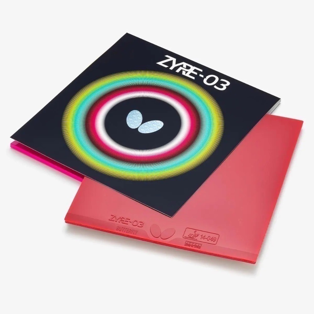 《桌球88》現貨日本內銷版 BUTTERFLY ZYRE 03 蝴蝶 ZYRE-03 日本製 桌球膠皮-細節圖2
