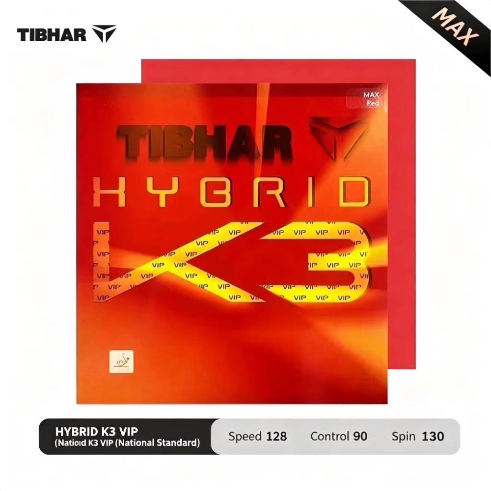 《桌球88》全新🇩🇪德國製 Tibhar Hybrid K3 VIP 微黏性膠皮 桌球膠皮 平面膠皮-細節圖2