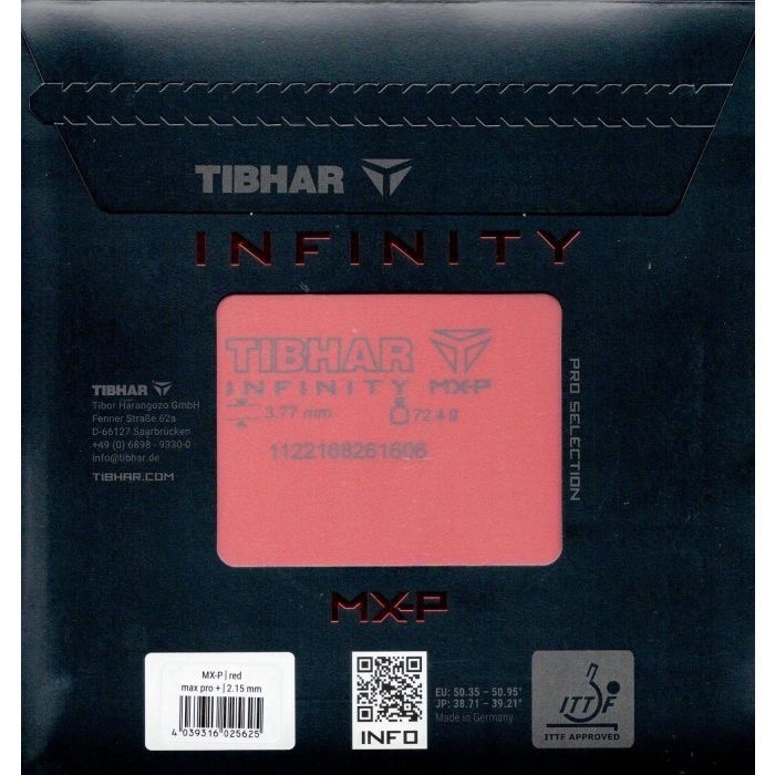 《桌球88》新款 歐洲進口 Tibhar Infinity MXP 挺拔 無限 MXP 桌球膠皮-細節圖4
