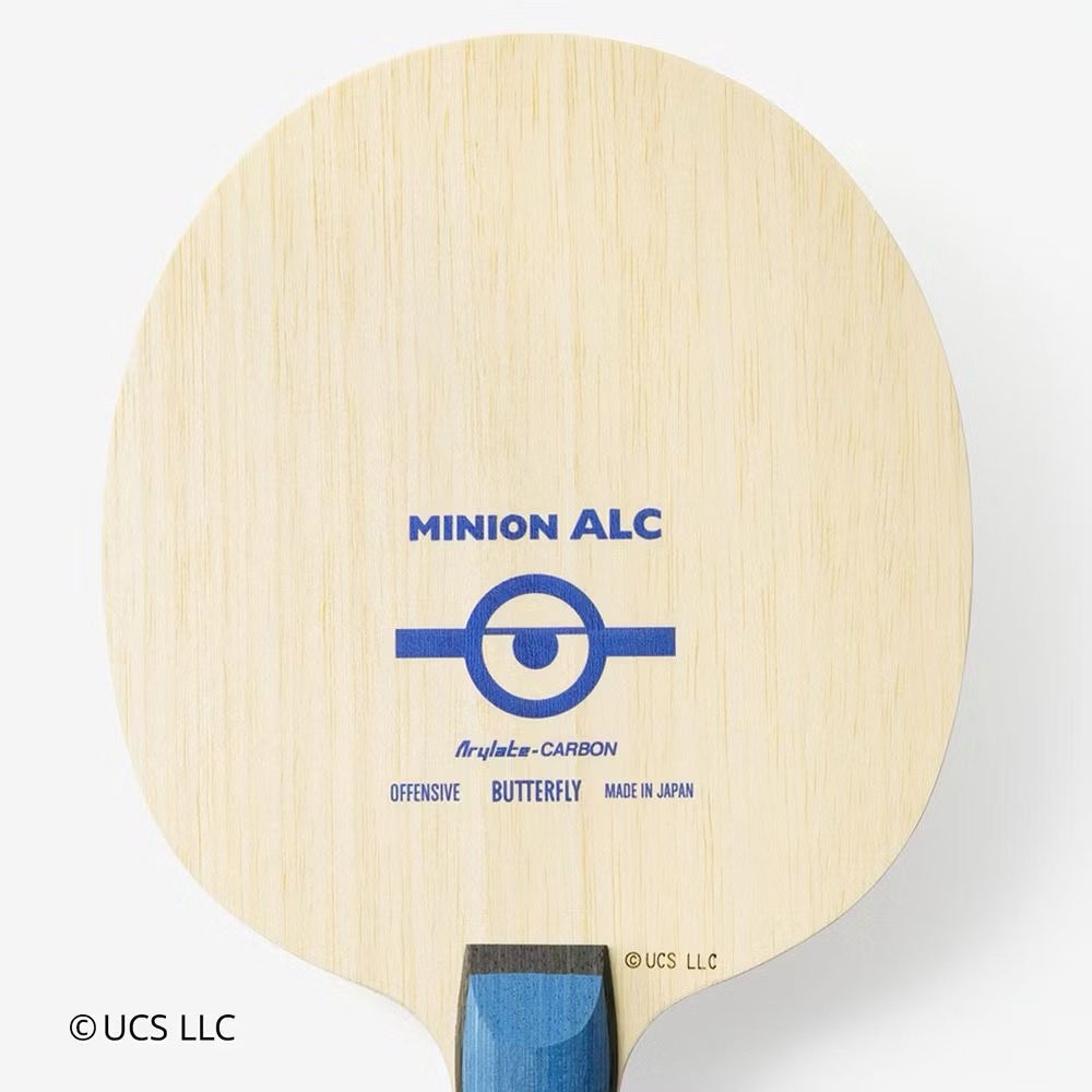 《桌球88》現貨🇯🇵日本製 限量版 Butterfly 蝴蝶 小小兵 ALC Minion ALC 桌球拍-細節圖6