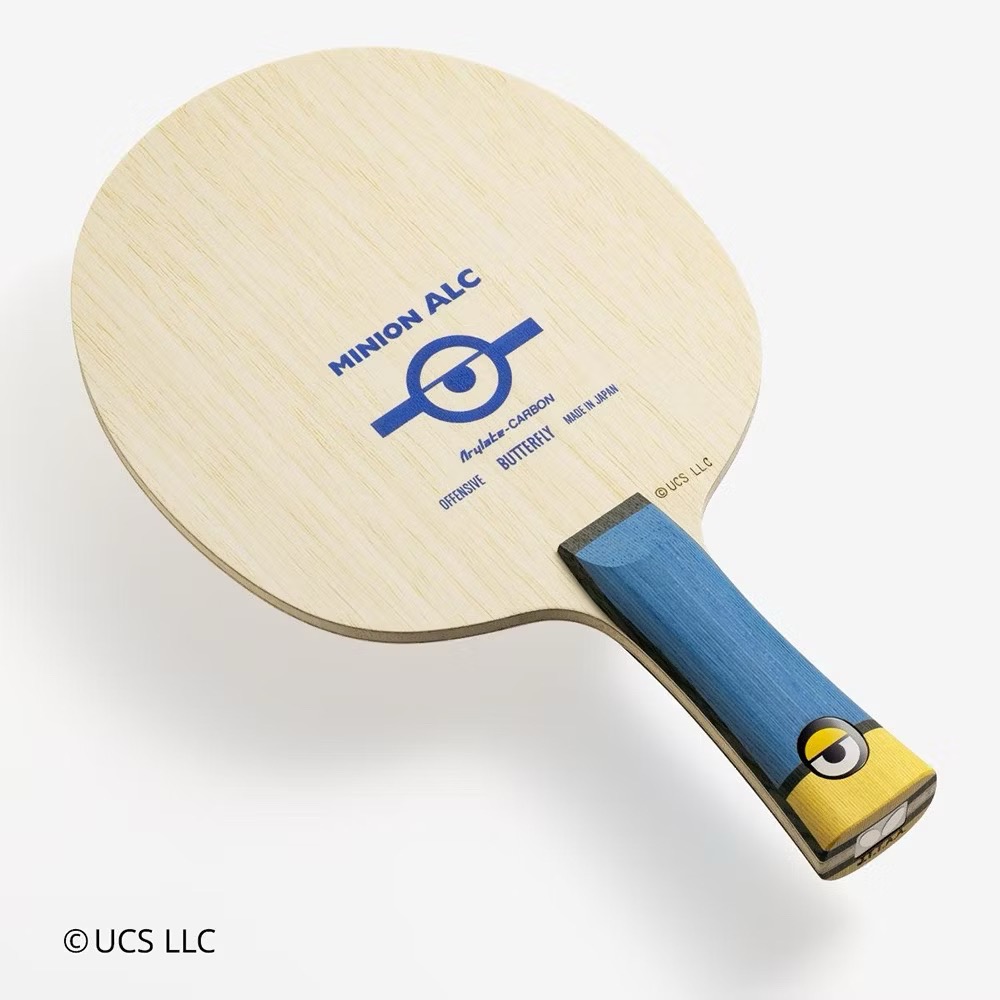 《桌球88》現貨🇯🇵日本製 限量版 Butterfly 蝴蝶 小小兵 ALC Minion ALC 桌球拍-細節圖7