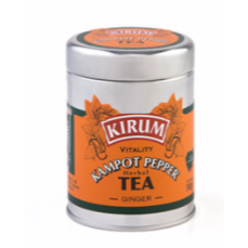 柬埔寨KIRUM胡椒茶葉 原味/茉莉花/貓鬚草/檸檬草(香茅)/生薑味道 五種味道茶葉 代購代買 原裝進口 貢布胡椒茶-規格圖6