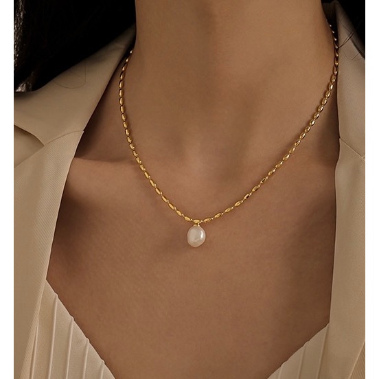 偷偷藏不住天然珍珠項鍊🫧-細節圖3