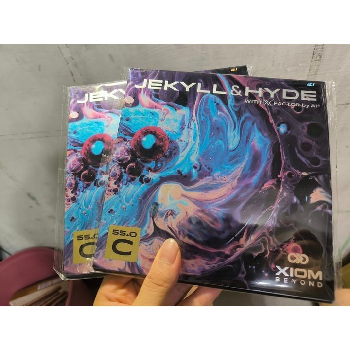 『良心桌球小舖』【含稅發票】Xiom Jekyll & Hyde C55 C52.5 C57.5 雨果HUGO使用膠皮-規格圖3