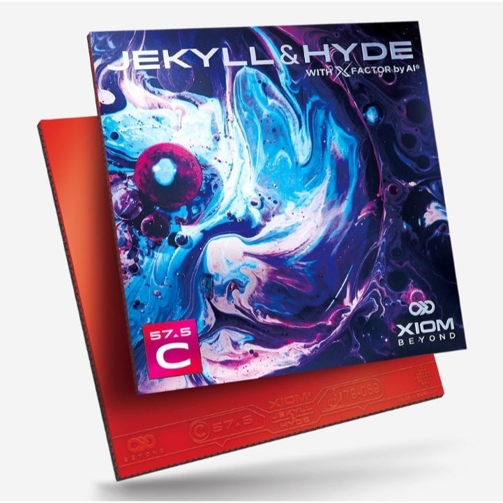 『良心桌球小舖』【含稅發票】Xiom Jekyll & Hyde C55 C52.5 C57.5 雨果HUGO使用膠皮-規格圖3
