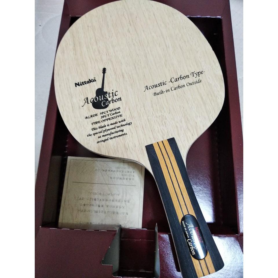 『良心桌球小舖』Nittaku  ACOUSTIC CARBON 碳吉他(日本冠軍選手伊藤美誠用拍)-細節圖2