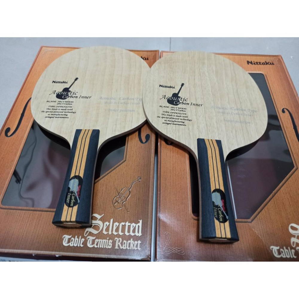 『良心桌球小舖』Nittaku  ACOUSTIC CARBON INNER 內碳吉他-細節圖2