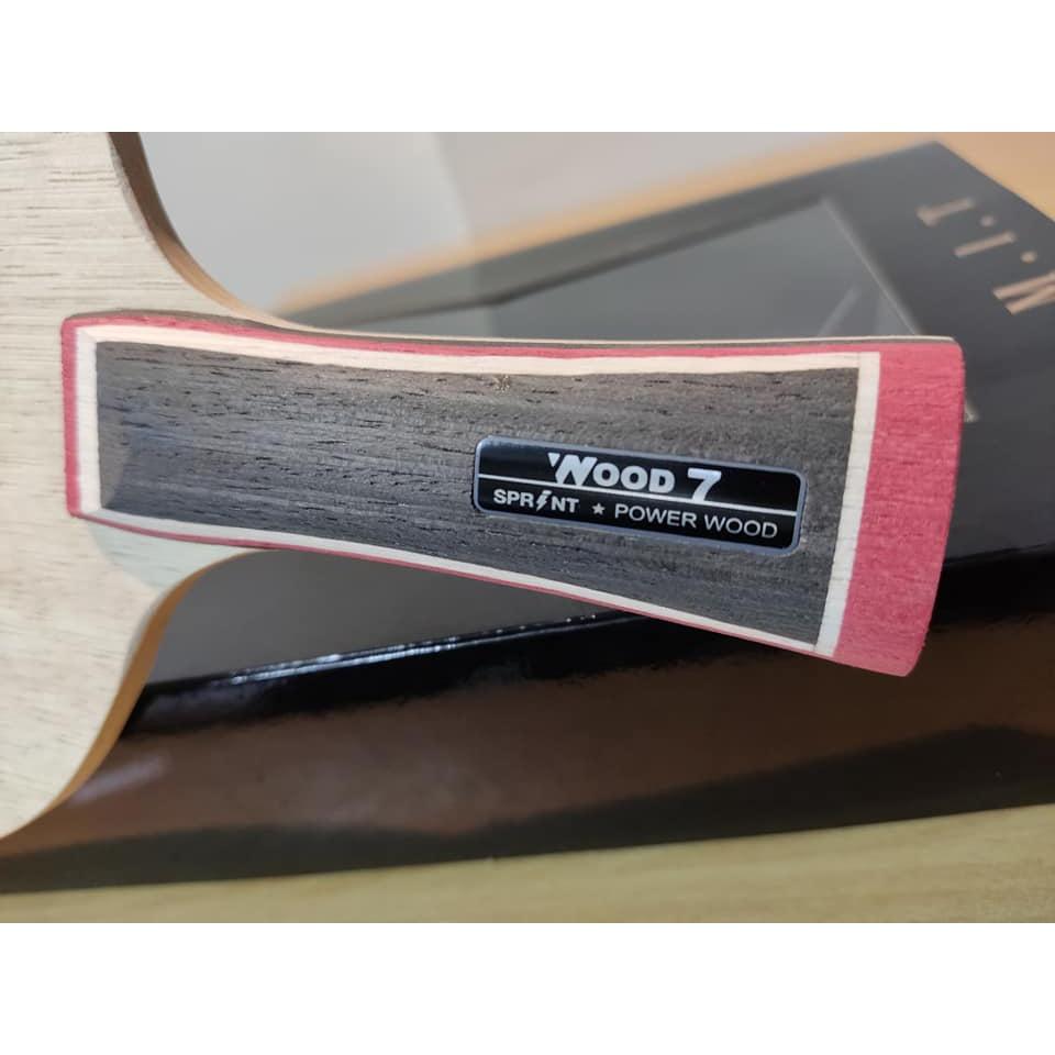 『良心桌球小舖』台灣製 SPRINT 特製 W7  純木七夾 (鄉民推薦款+贈送拍套)-細節圖2