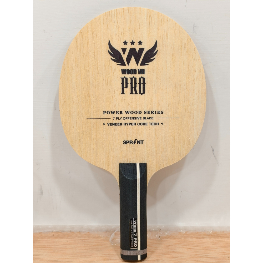『良心桌球小舖』2025新款 SPRINT W7 PRO 硬純木七夾 國產純木天花板-細節圖3