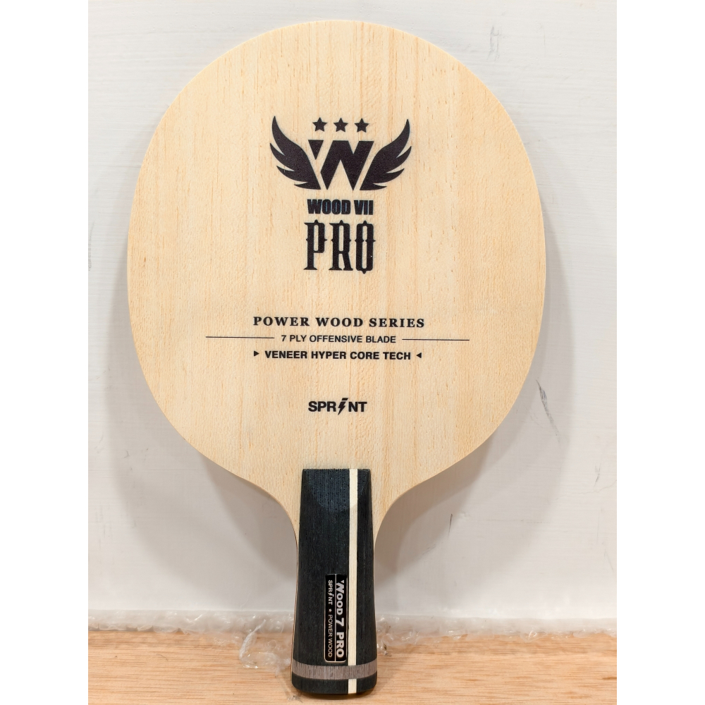 『良心桌球小舖』2025新款 SPRINT W7 PRO 硬純木七夾 國產純木天花板-細節圖4