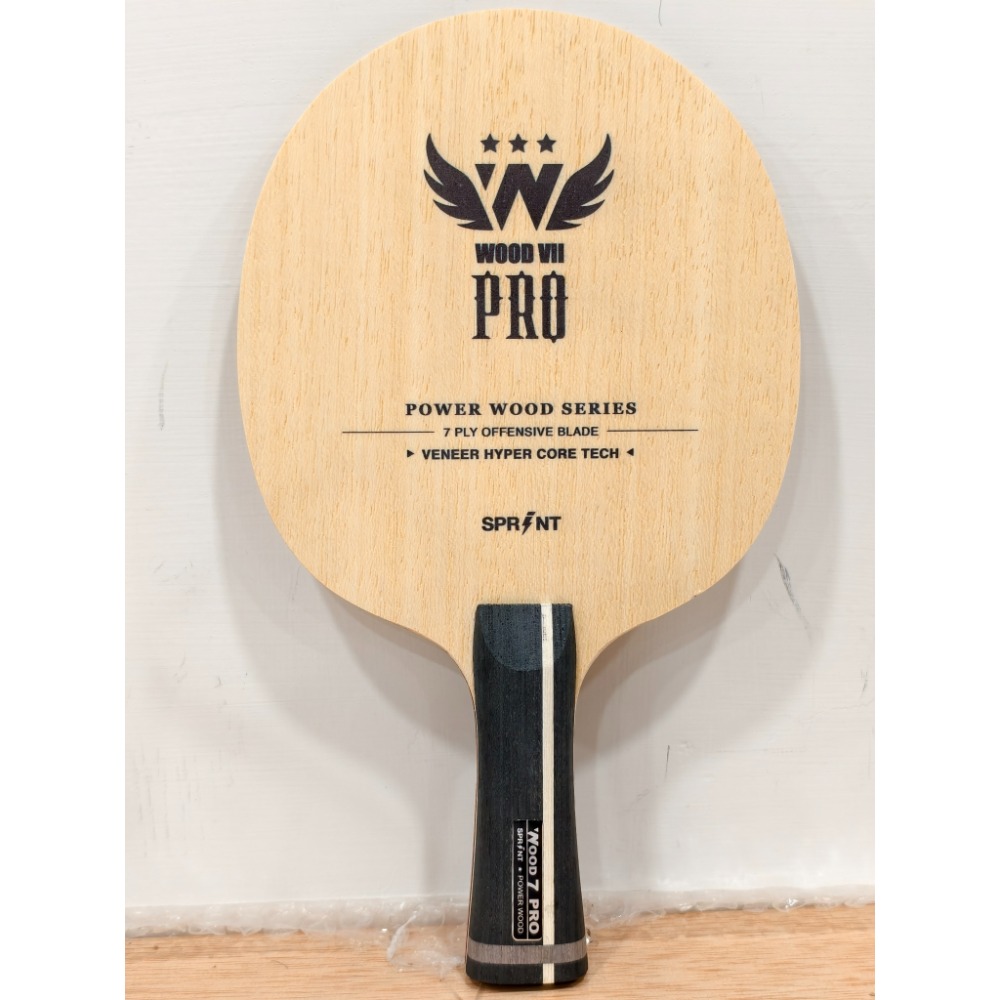 『良心桌球小舖』2025新款 SPRINT W7 PRO 硬純木七夾 國產純木天花板-規格圖4