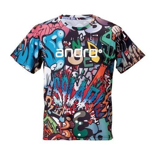 『良心桌球小舖』 Andro 塗鴉款/花卉款 套裝 (桌球衣+桌球褲)-細節圖3