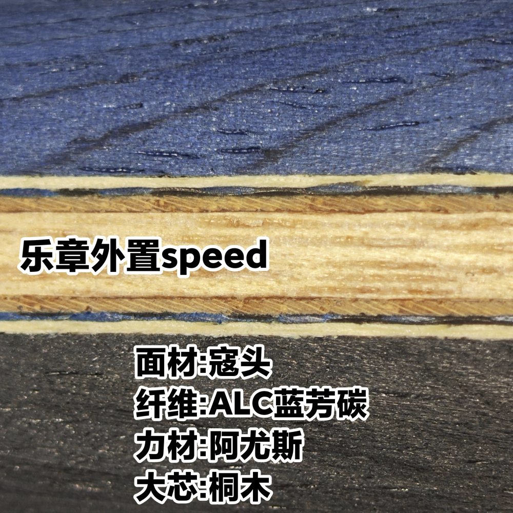 『良心桌球小舖』IDOL 卓隆郗恩庭 樂章SPEED SUPER ALC結構 台灣公司貨-細節圖3