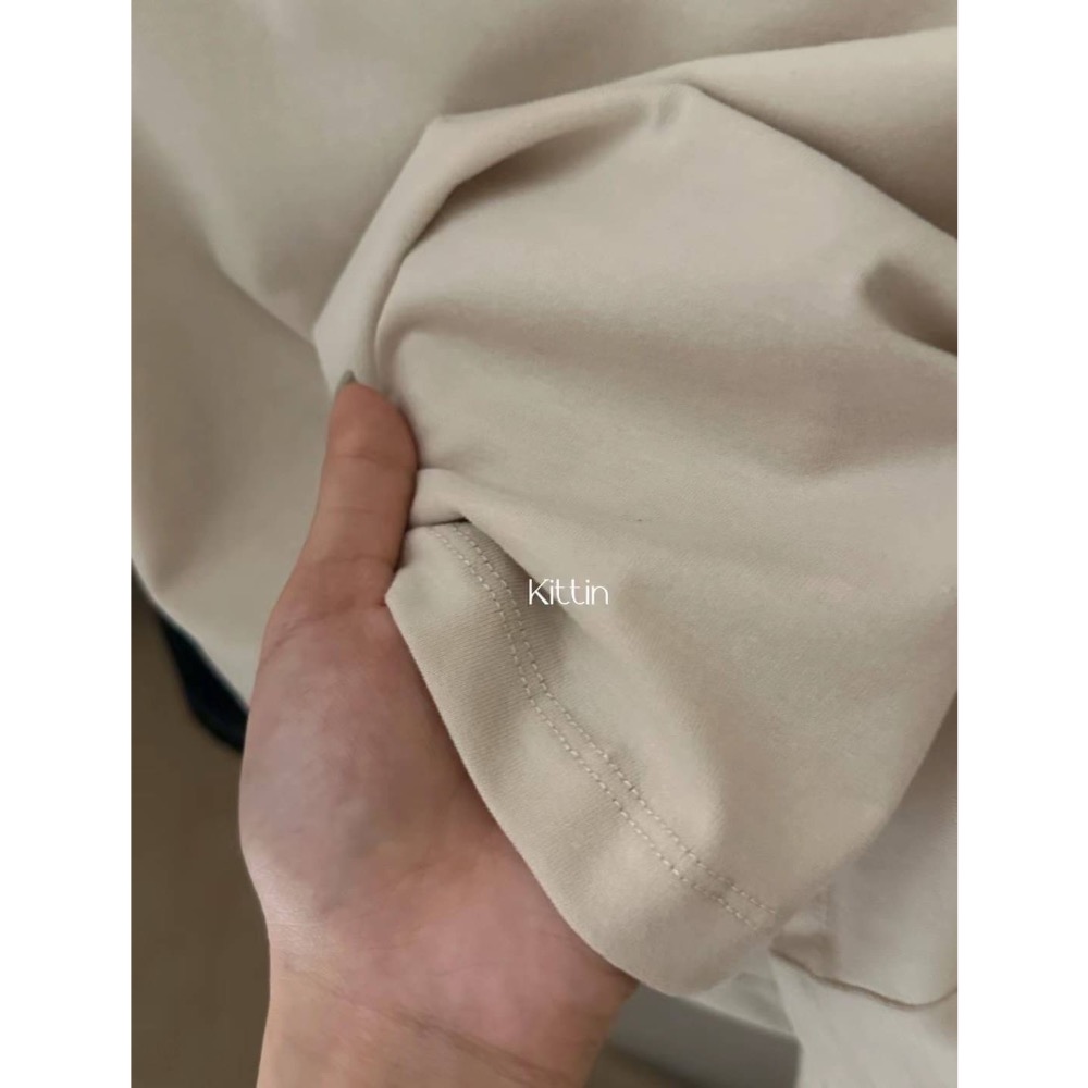 55p.cinereus ▷預購 微高領多色短袖T恤-細節圖8