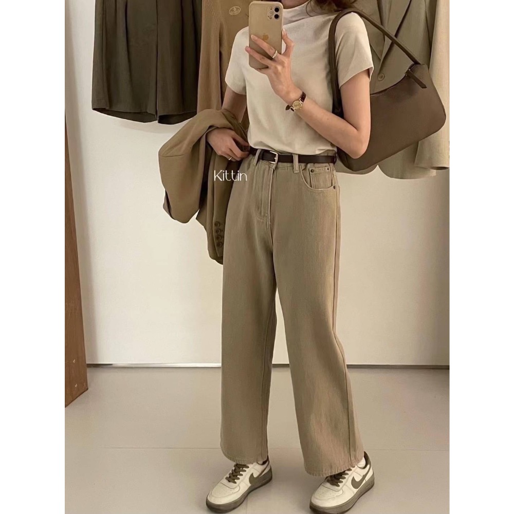 55p.cinereus ▷預購 微高領多色短袖T恤-細節圖11