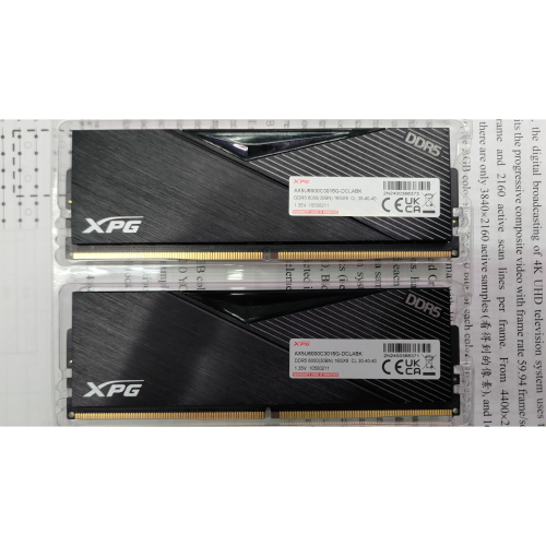 DDR5 XPG Lancer 6000Mhz CL30 2×16GB(32GB)