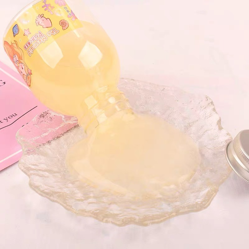 甜梅假水 奶茶假水 史萊姆 透明起泡膠 舒壓玩具 不沾手 水晶泥 解壓玩具 水晶泥土 商檢合格-細節圖4