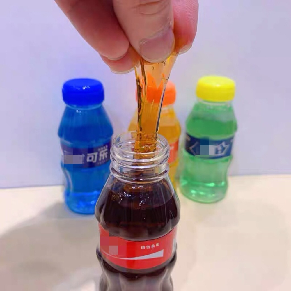 甜梅假水 奶茶假水 史萊姆 透明起泡膠 舒壓玩具 不沾手 水晶泥 解壓玩具 水晶泥土 商檢合格-細節圖10