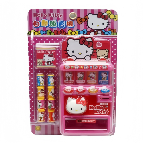 Hello Kitty KT自動販賣機 凱蒂貓 自動販賣機 飲料販賣機 家家酒玩具 投幣玩具