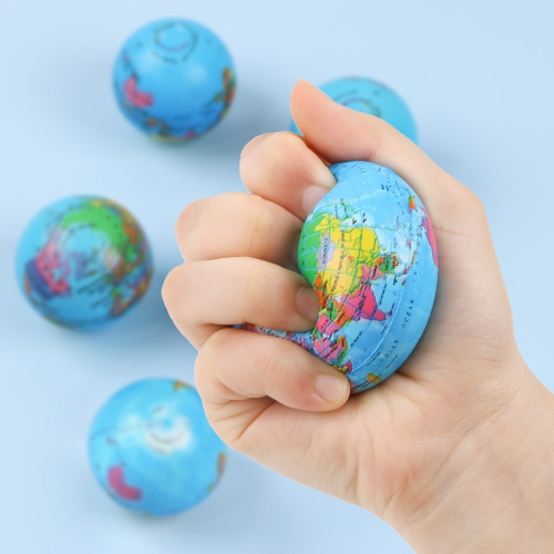 地球捏捏樂 地圖球 捏捏球 捏捏樂 舒壓玩具 紓壓球 世界地圖 軟球 泡綿球