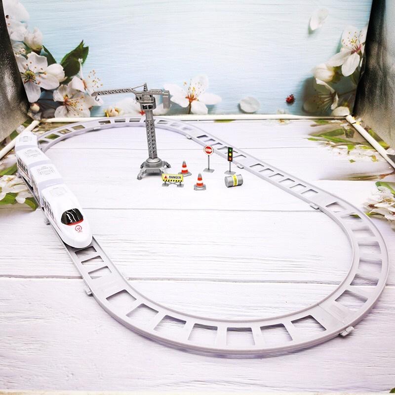 雙層軌道和諧號 電動列車軌道 消防和諧號 警察和諧號 高速列車 火車玩具 軌道玩具 電動火車 軌道火車玩具-細節圖3