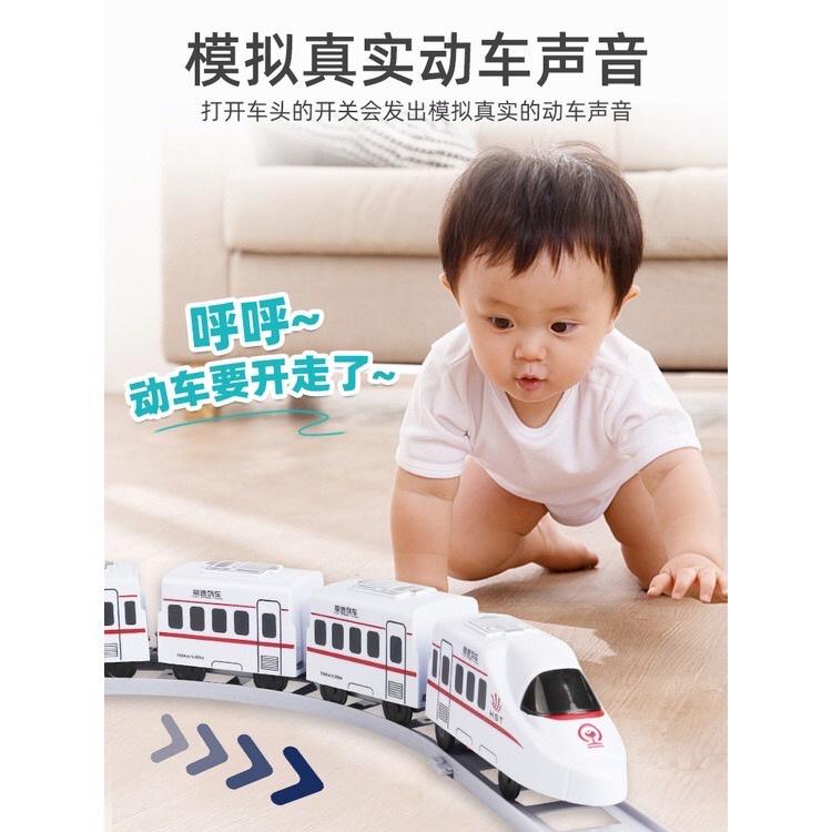 雙層軌道和諧號 電動列車軌道 消防和諧號 警察和諧號 高速列車 火車玩具 軌道玩具 電動火車 軌道火車玩具-細節圖6