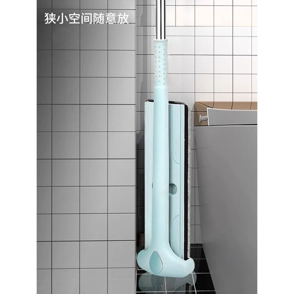 免手洗平板拖把 懶人平板拖把 拖把魔術師 自擠水拖把 平板拖把 自擠水拖把 乾溼兩用 免沾手拖把 乾溼兩用除塵吸水-細節圖4