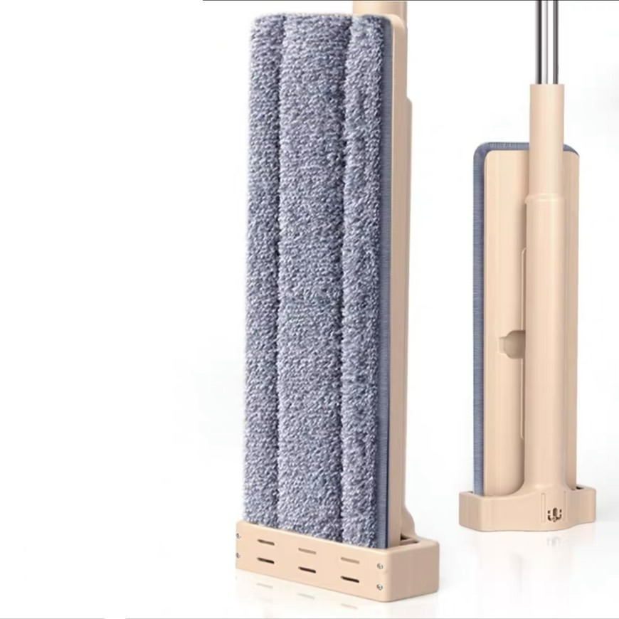 免手洗平板拖把 懶人平板拖把 拖把魔術師 自擠水拖把 平板拖把 自擠水拖把 乾溼兩用 免沾手拖把 乾溼兩用除塵吸水-細節圖9