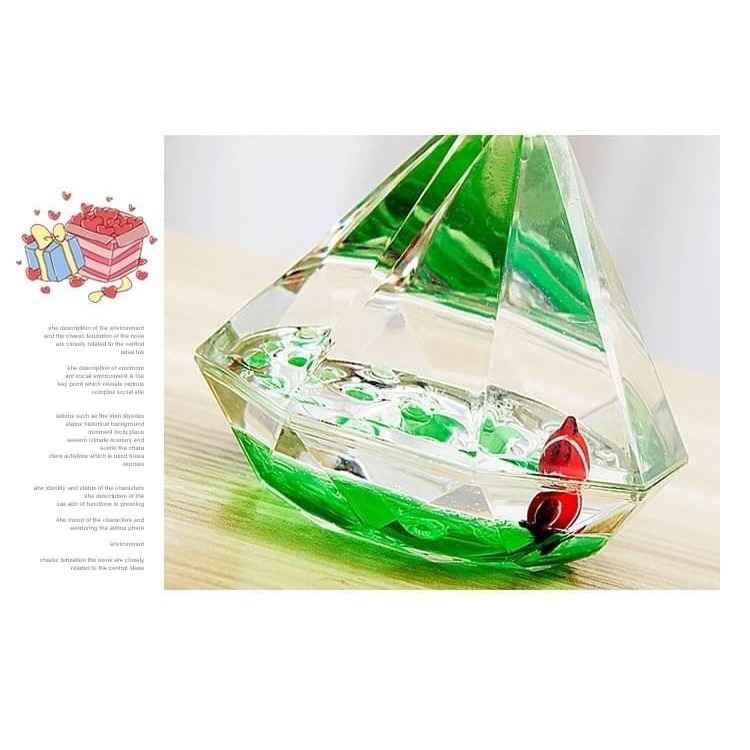 創意油滴水 懸浮卡通小動物 減壓油漏 多色夢幻油漏 鑽石油滴 液體沙漏動感計時器 水晶油滴 解壓玩具 工作抗壓解壓神器-細節圖5