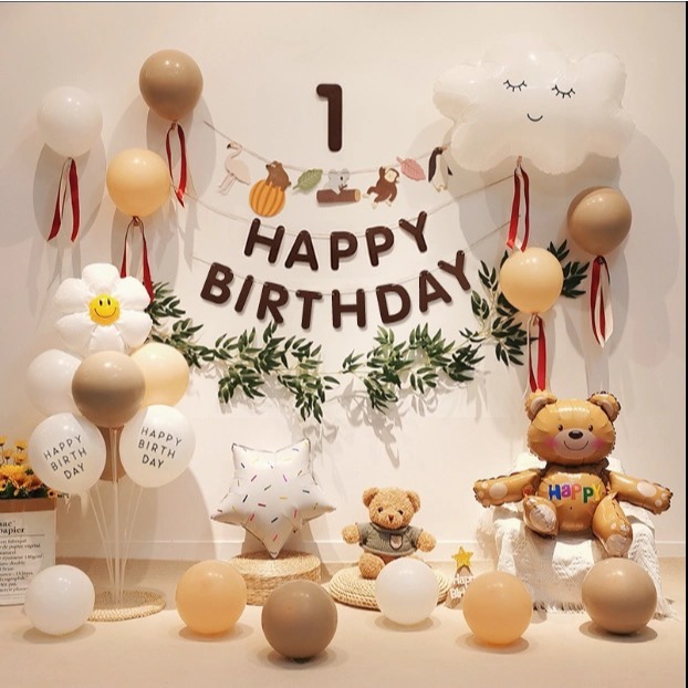 收涎佈置 氣球佈置 滿月佈置 彌月 4個月 寶寶寫真 道具 裝飾 可愛 背景牆 派對 生日 收涎套組 收涎佈置氣球-細節圖5