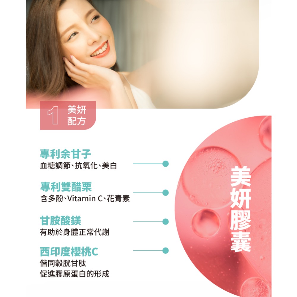 內在保養｜每日均衡補給源一包4種配方｜補鈣+鎖鈣、美妍膠囊、葉黃素、蔬果酵素錠（B群/綜合維生素）-細節圖3