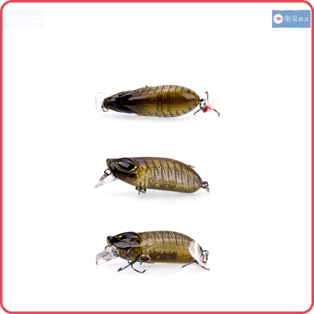 惡獸 搖滾 8.2g 5.6cm 浮水 柒采釣具 路亞 假餌 魔獸 小胖子 硬餌 黑鯛 捲仔 Crankbait-細節圖3