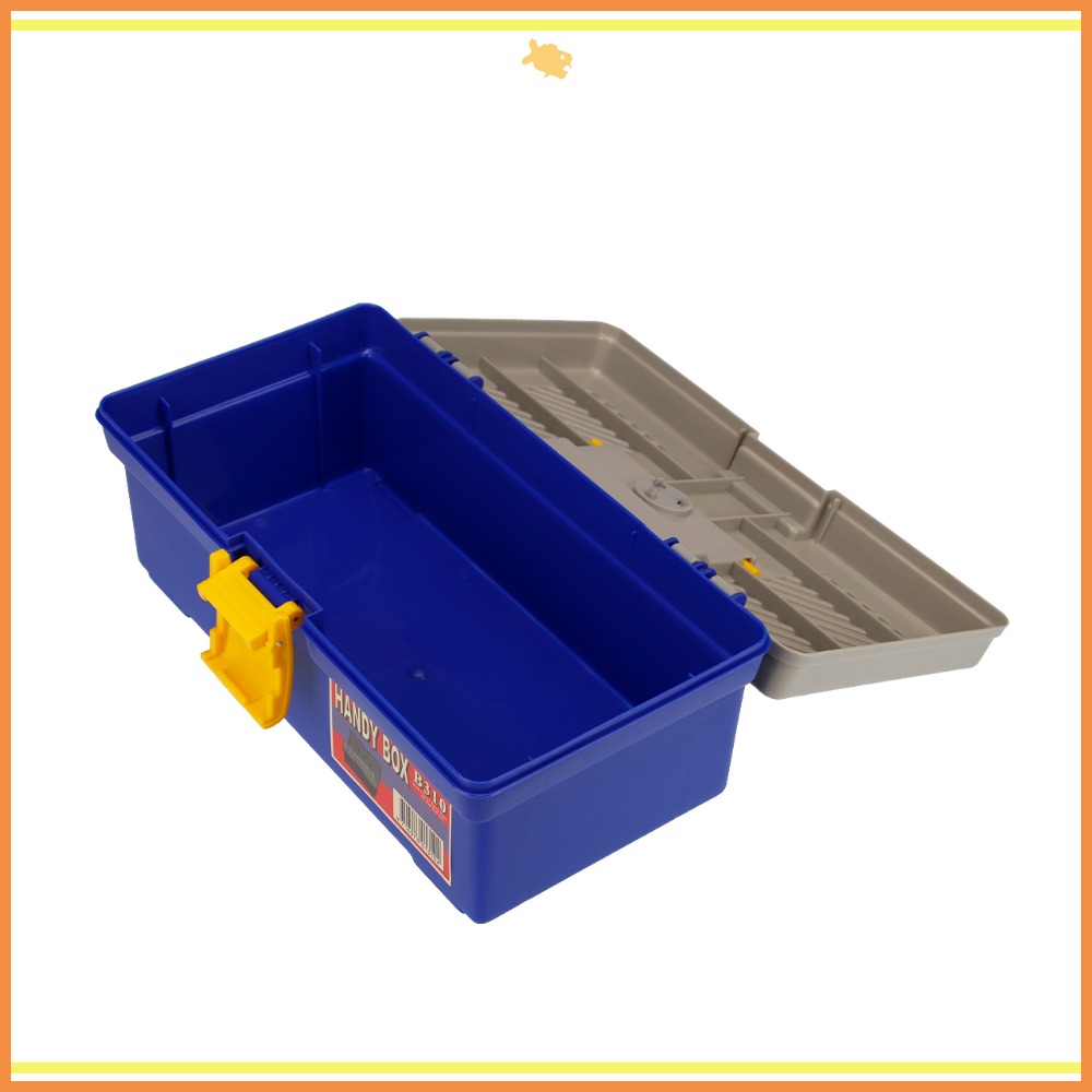 工具箱 收納盒 31*16*13cm B310 QiCai 生活 雜物 分類 零件 單層 臺灣製造 現貨-細節圖4