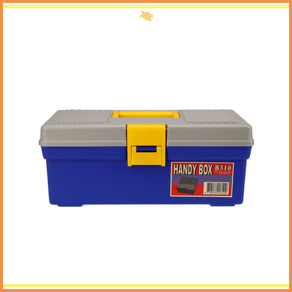 工具箱 收納盒 31*16*13cm B310 QiCai 生活 雜物 分類 零件 單層 臺灣製造 現貨-細節圖6