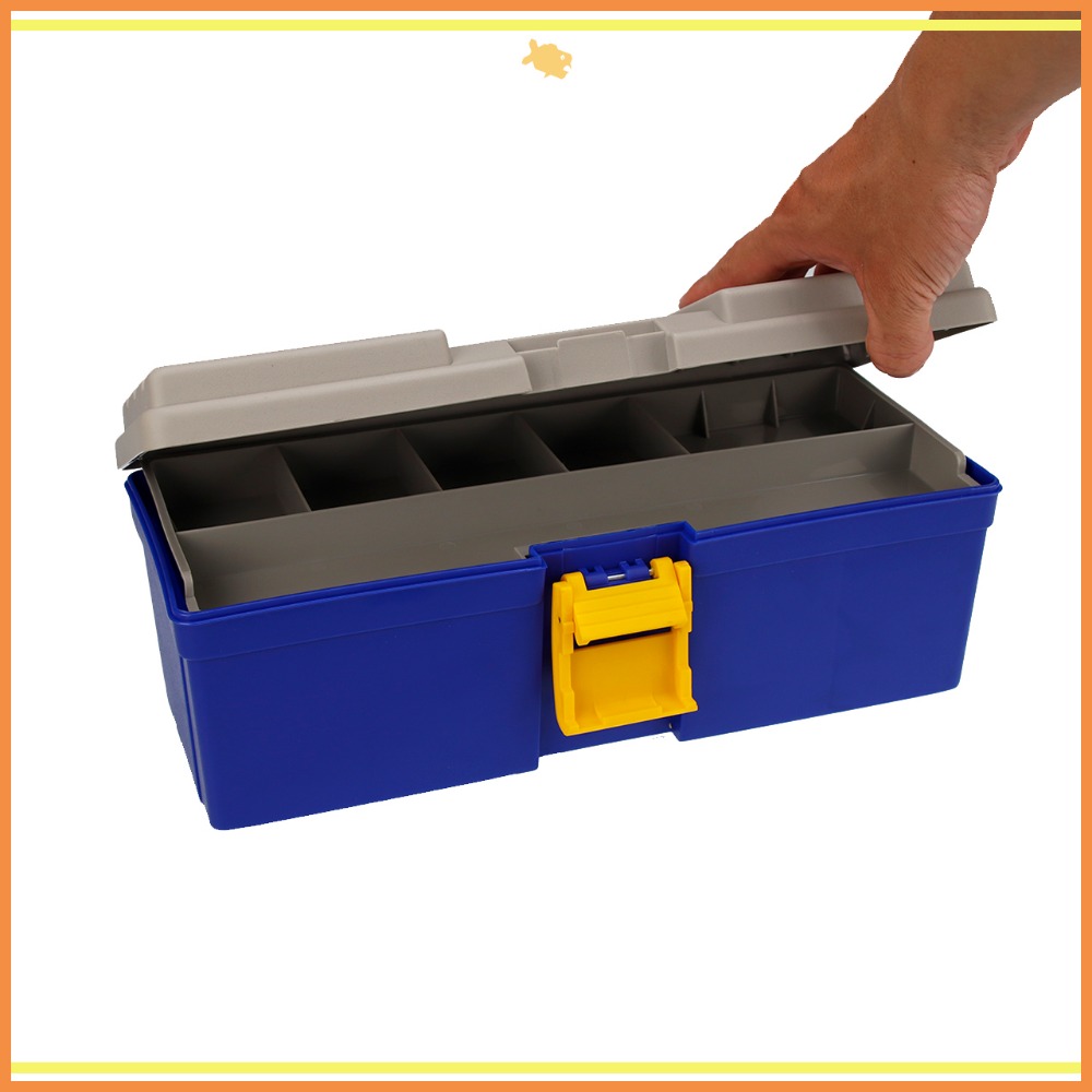 塑膠工具箱 35*13.5*13cm B350 QiCai 零件 雜物 分類 積木 收納 單層 臺灣製造 現貨-細節圖8